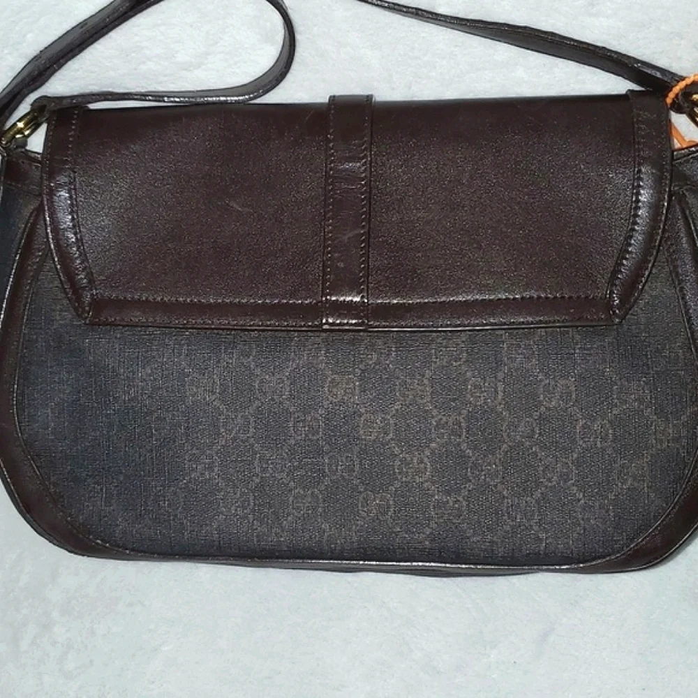 Gucci Supreme Stirrup Crossbody Bag